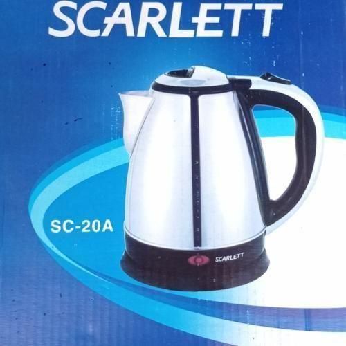 Scarlett Electric Pacolater Kettle Steel 2L - Silver