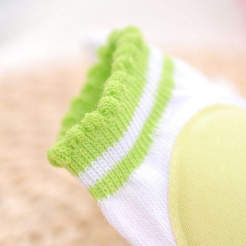 One Pair Ventilated Children Baby Crawling Walking Knee Guard Elbow Guard Protecting PadsGreen