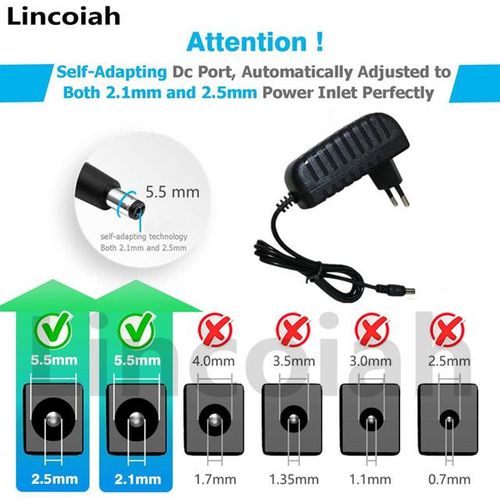 12v 2a Ac 100v-240v Adapter Dc 12v 2a 2000ma Power Supply Eu Plug 5.5mm X 2.1-2.5mm For Cctv Ip Camera System Projector