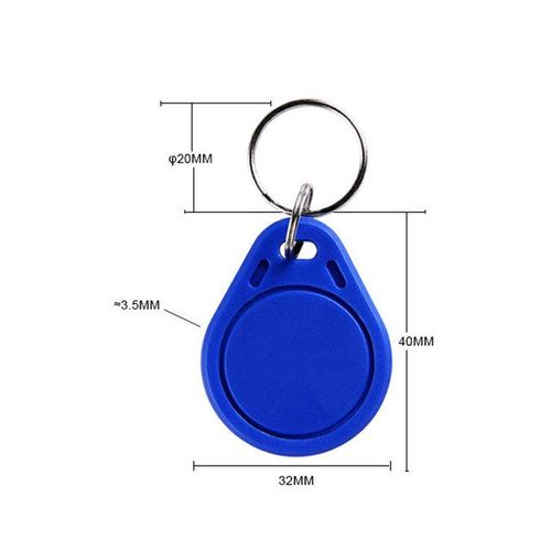10pcs S50 13.5mhz Cuid Keyfobs Token Can Change Mf S50 1k Ic Keychain Nfc Clone Block 0 Can Write 14443a