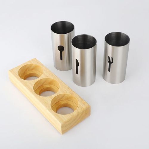 Fork, Spoon And Knife Cutlery Storage Organizer-Silver.
