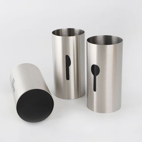 Fork, Spoon And Knife Cutlery Storage Organizer-Silver.