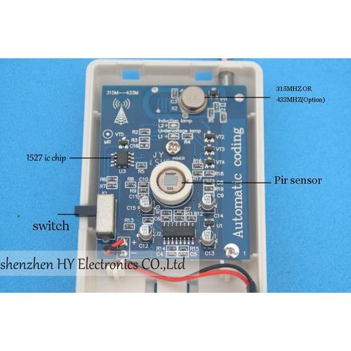 1pcs 433mhz Or 315mhz Wireless Motion Sensor For Gsm/pstn Auto Dial Home Alarm System