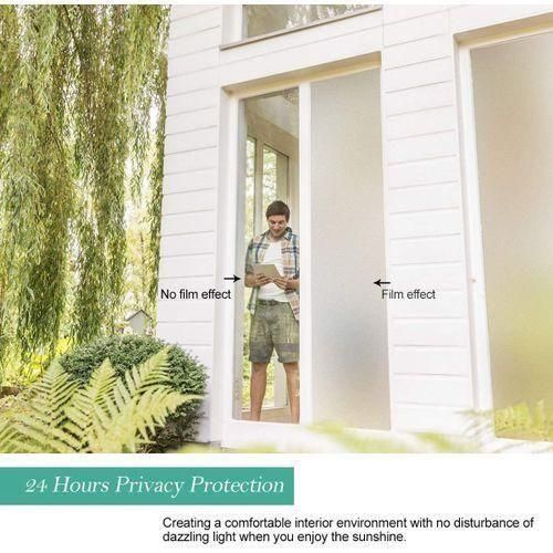 LASA Window Privacy Static Film Frosted Glass Non-Adhesive 45x200CM