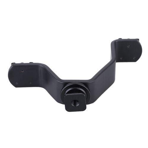 Triple Hot Shoe V Mount Bracket For Video Lights Microphones