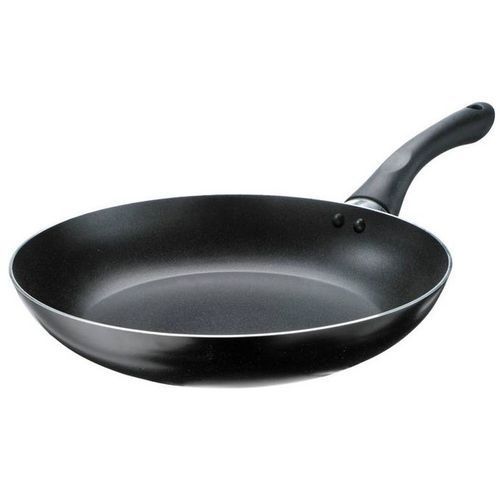 Non Stick Frying Pan And Pack Of Wooden Spoons - Multicolour
