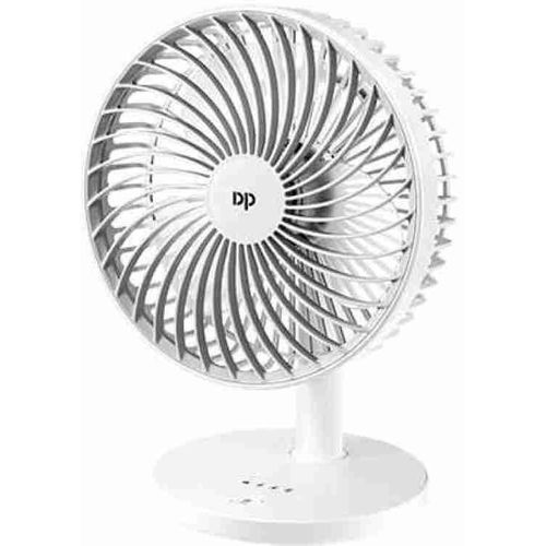 Rechargeable Table Fan With Efficient Wind- Multi Colour