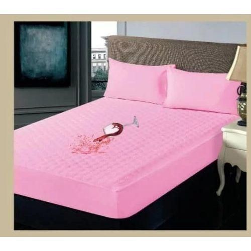 Original Waterproof Quilted Mattress Protector- Pink