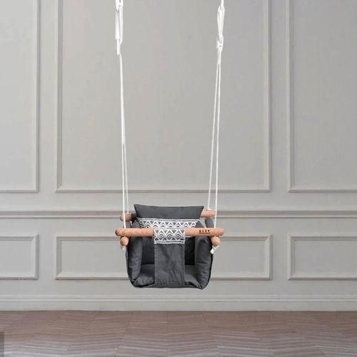 Wood Baby Swing Seat Baby Swing Chair For Infant Children Boys And