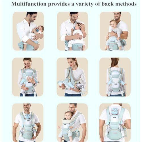 Breathable Ergonomic Newborn Carrier Baby Wrap Front Facing