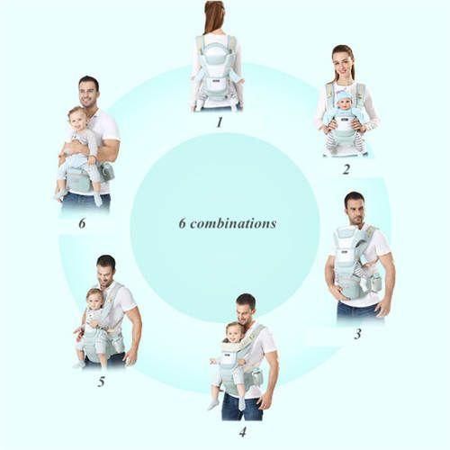 Breathable Ergonomic Newborn Carrier Baby Wrap Front Facing