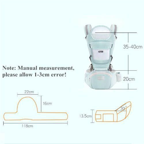 Breathable Ergonomic Newborn Carrier Baby Wrap Front Facing