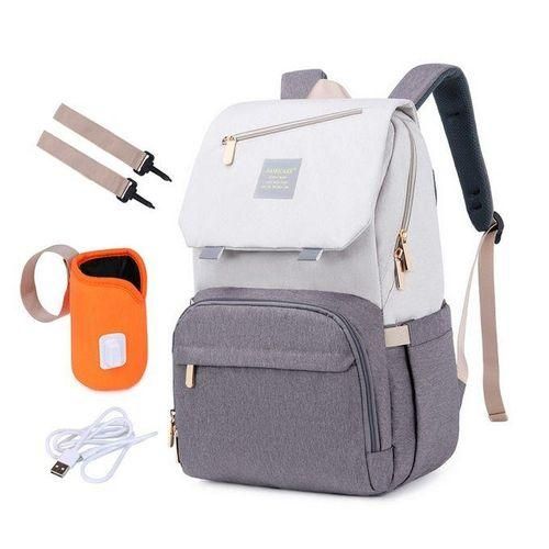 Stroller Backpack USB Handbag Nursing Nappy Travel Knapsack