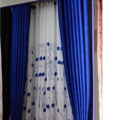 New Day Curtain Piece - Blue