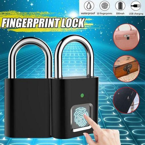 Smart Lock Security Padlock For Door Box Bag USB