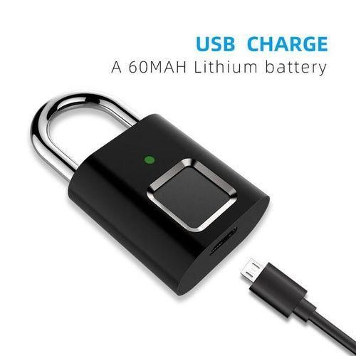 Smart Lock Security Padlock For Door Box Bag USB