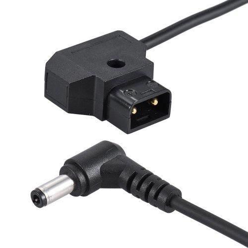 Coiled 1M3.28Ft DTap 2Pin Male To Dc 5.5 X 2.1Mm Adapter Cable Extension Elastic Line For Anton VMount Battery Dslr Cage Rig Power Supply