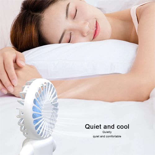 Mini Portable Fan, USB Rechargeable Fan - 3 Speed Setting