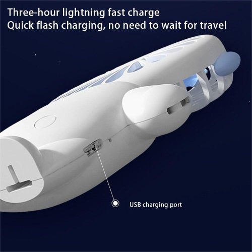 Mini Portable Fan, USB Rechargeable Fan - 3 Speed Setting
