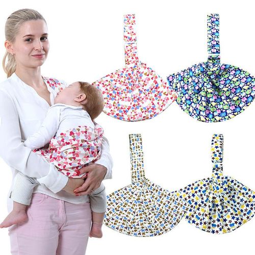 Newborn Baby Simple Carrier One-Shoulder Pure Cotton Breathable Horizontal