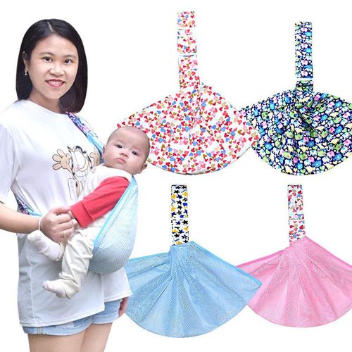 Newborn Baby Simple Carrier One-Shoulder Pure Cotton Breathable Horizontal