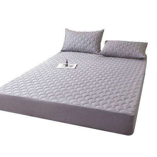 Original High Quality Full Fit Waterproof Mattress Protector Cover- Grey