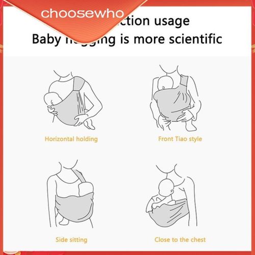 Choo Sling Infant Wrap Carrier Professional Breathable Outdoor Newborn