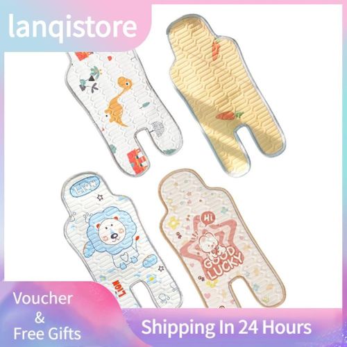 Lanqistore Baby Car Cooler Pad Ice Cushioned Mat Mesh Cloth Cartoon Pattern