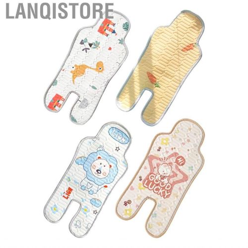 Lanqistore Baby Car Cooler Pad Ice Cushioned Mat Mesh Cloth Cartoon Pattern