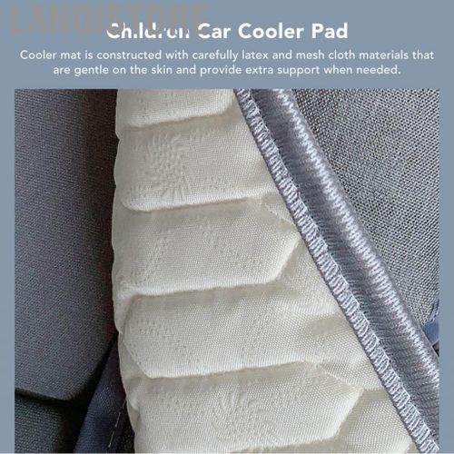 Lanqistore Baby Car Cooler Pad Ice Cushioned Mat Mesh Cloth Cartoon Pattern