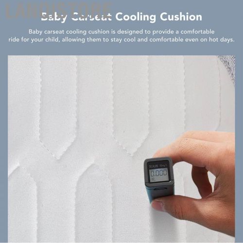 Lanqistore Baby Car Cooler Pad Ice Cushioned Mat Mesh Cloth Cartoon Pattern