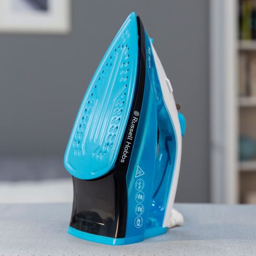 Russell Hobbs Soleplate Steam Iron Box - Blue