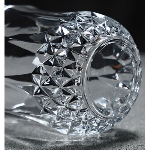 Elegant Set Of Crystal Clear Drinking Glasses-Transparent