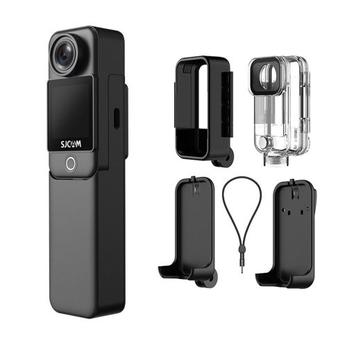 SJCAM C300 4K 30FPS Mini Action Camera 5G/2.4G WiFi Sports Camera Dual Touch Control Screens - black My