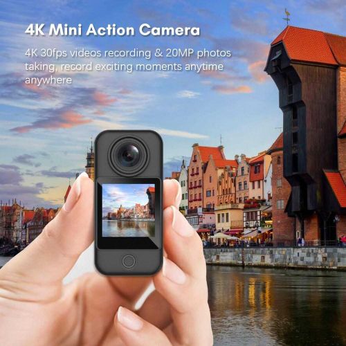 SJCAM C300 4K 30FPS Mini Action Camera 5G/2.4G WiFi Sports Camera Dual Touch Control Screens - black My