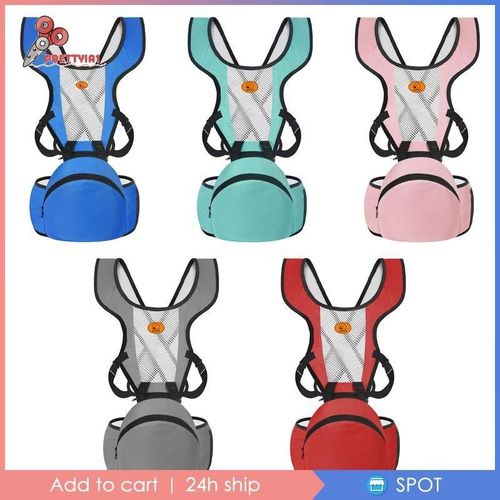 Prettyia1 Multifunction Baby Carrier Hip Seat Breathable for Newborn Mom Dad