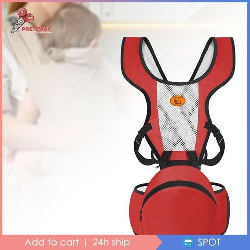 Prettyia1 Multifunction Baby Carrier Hip Seat Breathable for Newborn Mom Dad