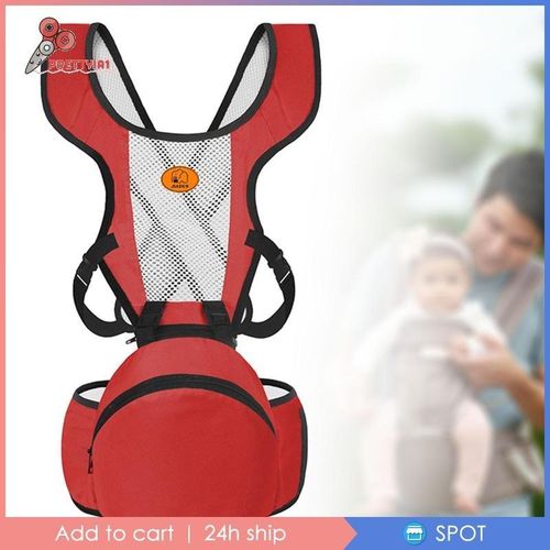 Prettyia1 Multifunction Baby Carrier Hip Seat Breathable for Newborn Mom Dad