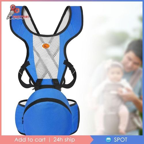Prettyia1 Multifunction Baby Carrier Hip Seat Breathable for Newborn Mom Dad