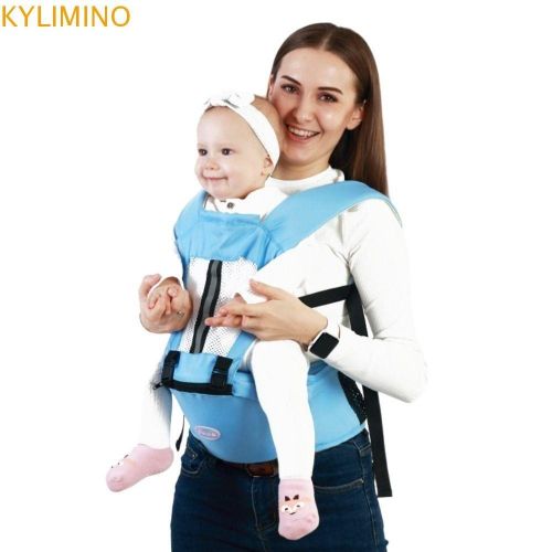 KYLIMINO Baby Wrap Carrier Safety Universal Infant Kangaroo Bag With Seat