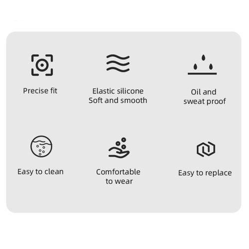 915 Generation VR Silicone Interface Cover for Pico 4 VR Headset AntiLeakage VR Silicone Pad AntiLeakage Light Blocking SleeveGray