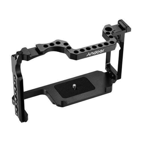 Andoer Camera Cage Aluminum Alloy With 1/4 Inch & 3/8 Inch
