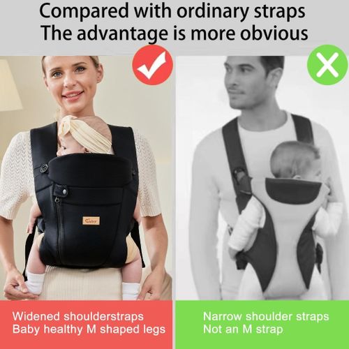 CUBY Ergonomic Baby Carrier Ice Silk Baby Sling Comfortable Newborn Carrier