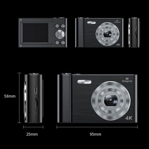 Andoer 4K Digital Camera Video Camcorder 48MP 2.4 Inch IPS