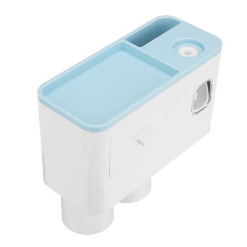 Magnetic 1/2/3/4/5 Cups Bathroom Toothbrush Holder Storage Rack With Toothpaste Dispenser Squeezer Wall Mount Organizer Punch-Free Self Adhesive White