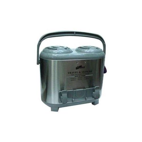 15 Litres Twin Hot & Cold Thermos Tea Coffee Water Flask-Silver