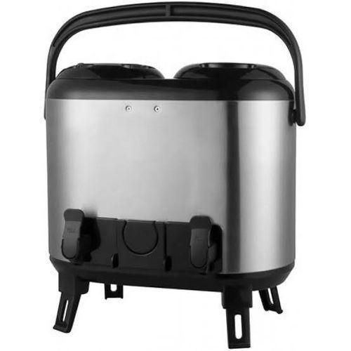 15 Litres Twin Hot & Cold Thermos Tea Coffee Water Flask-Silver
