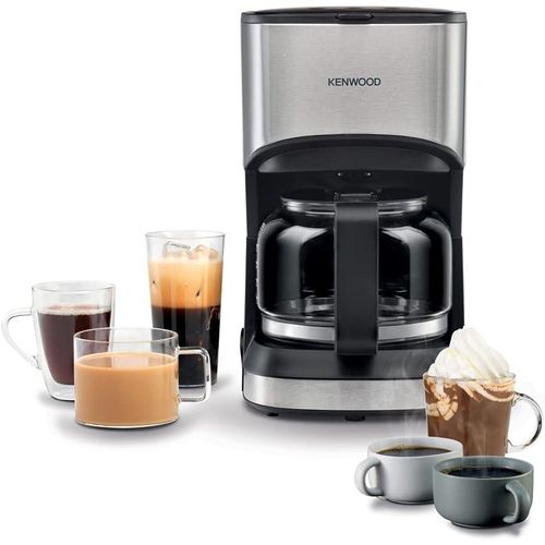 Kenwood Coffee Maker Upto 6 Cups Reusable Filter- Auto Off/ Keep Warm - CMM05 SILVER