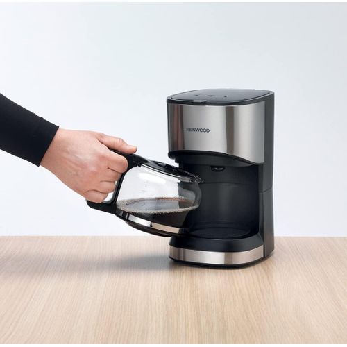 Kenwood Coffee Maker Upto 6 Cups Reusable Filter- Auto Off/ Keep Warm - CMM05 SILVER