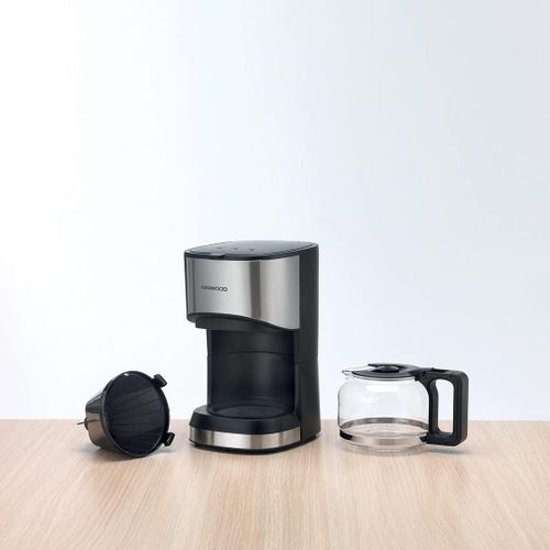 Kenwood Coffee Maker Upto 6 Cups Reusable Filter- Auto Off/ Keep Warm - CMM05 SILVER